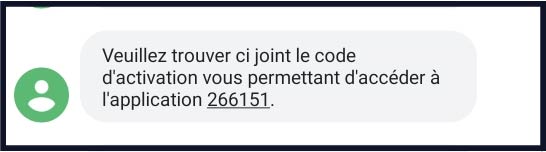 SMS de vérification