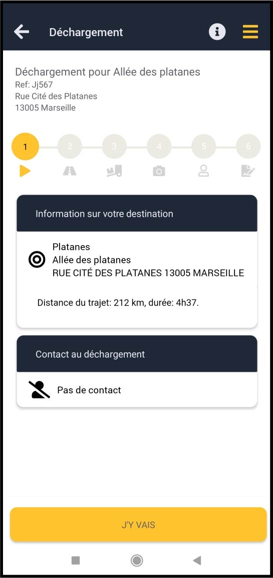 Étape sans appel préalable